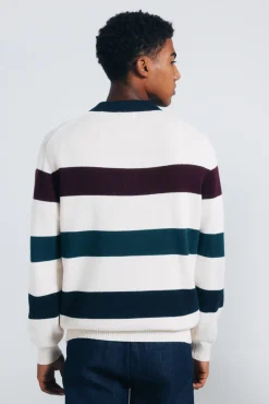 Jersey rayas cuello polo