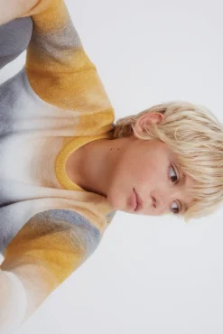 Jersey rayas naranjas niño