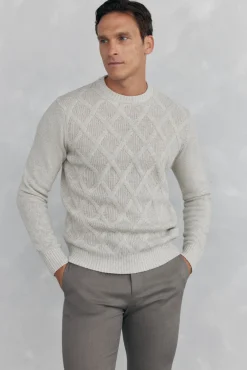 Jersey rombos cuello redondo