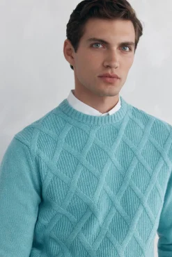 Jersey rombos cuello redondo