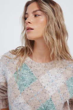 Jersey rombos jaspeado