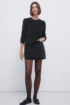 Jersey rombos lentejuelas