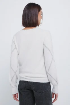 Jersey rombos lentejuelas