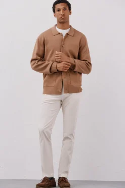 Jersey sobrecamisa punto algodón