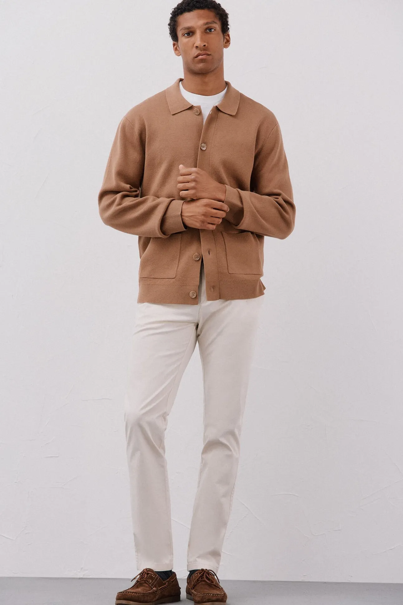 Jersey sobrecamisa punto algodón