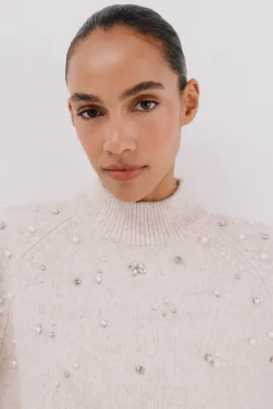 Jersey strass y perlas