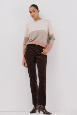 Jersey suave franjas