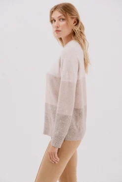 Jersey suave franjas