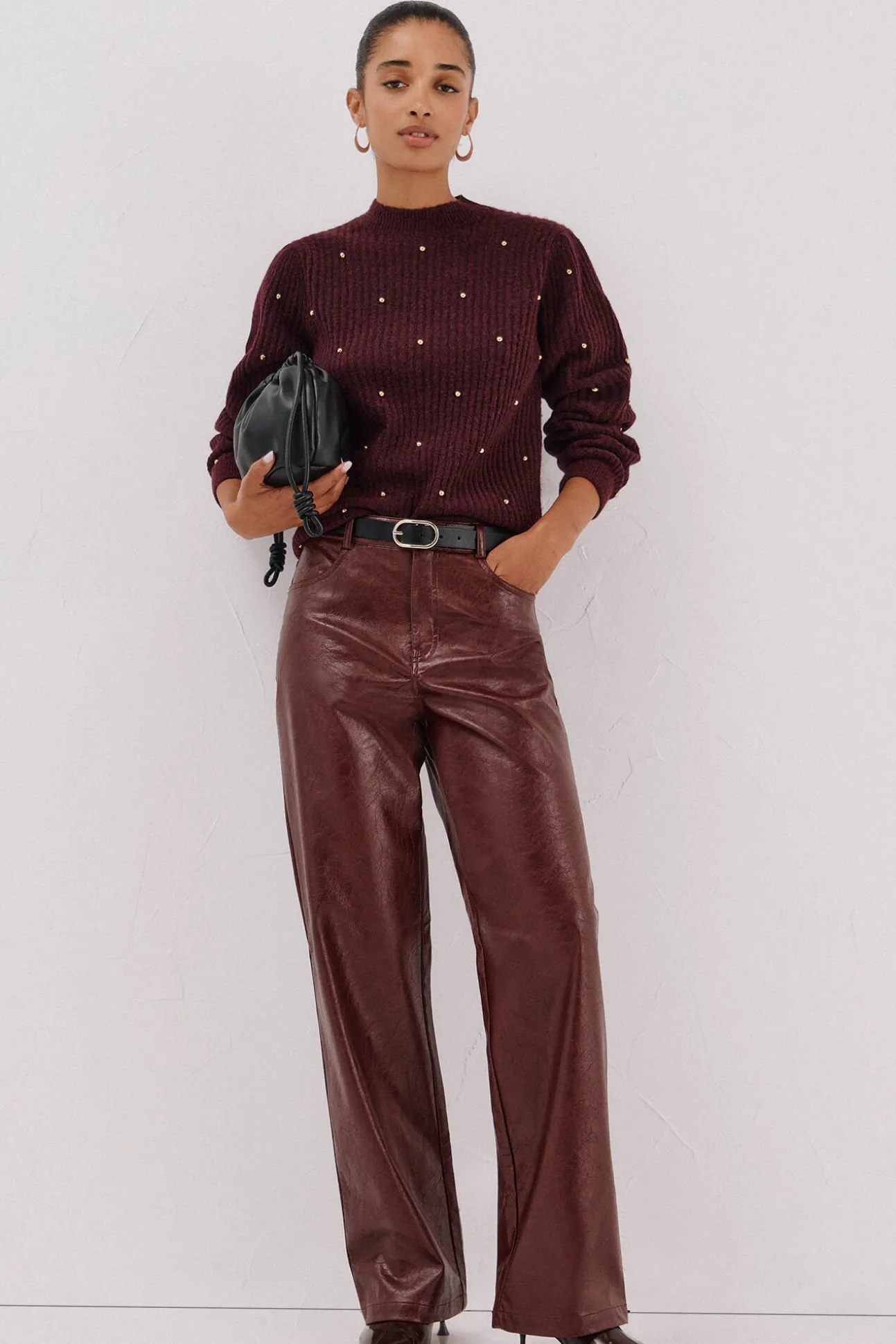 Jersey tachas doradas