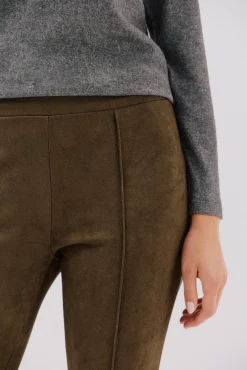 Legging de mujer de efecto ante