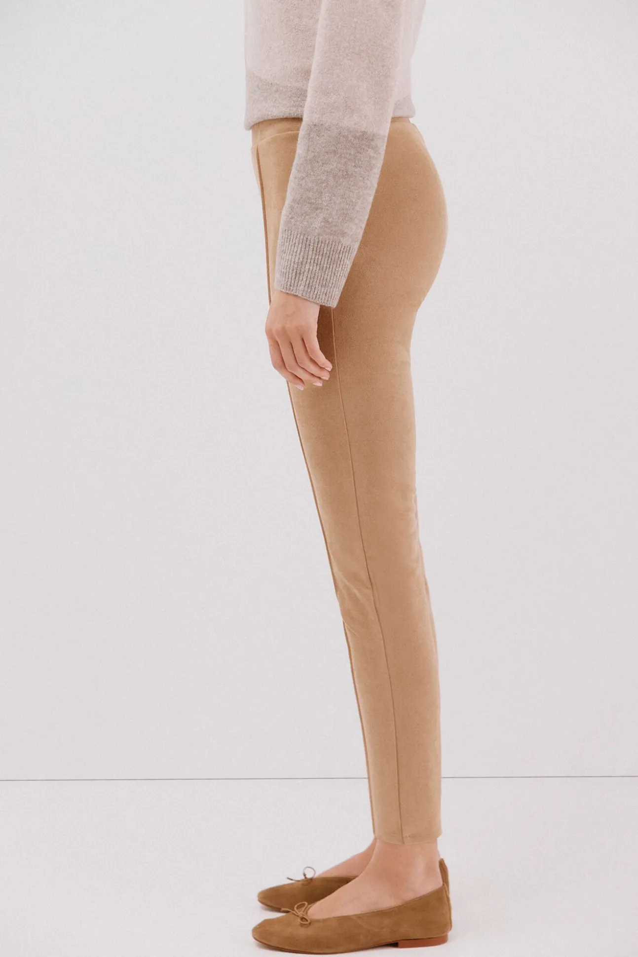 Legging de mujer de efecto ante