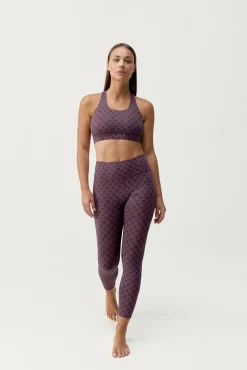 Legging deportivo Monogram morado