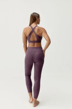 Legging deportivo Monogram morado