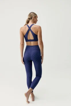 Legging deportivo Monogram azul