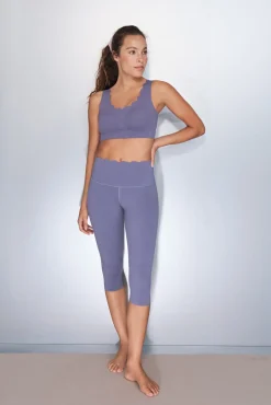 Leggings COMPRESSIVE pirata morado