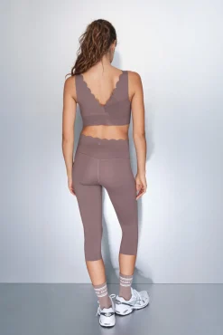 Leggings COMPRESSIVE pirata marrón