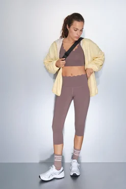 Leggings COMPRESSIVE pirata marrón