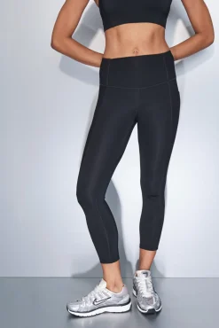 Leggings 4D STRETCH crop negro