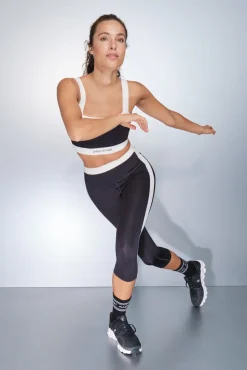 Leggings 4D STRETCH pirata negro y blanco