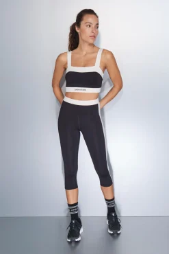Leggings 4D STRETCH pirata negro y blanco