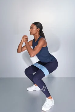 Leggings largos azul