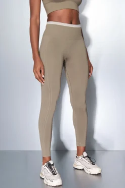 Leggings largos SEAMLESS COMFORT kaki