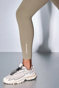 Leggings largos SEAMLESS COMFORT kaki