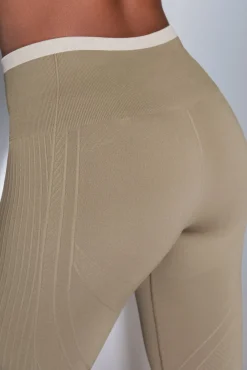 Leggings largos SEAMLESS COMFORT kaki