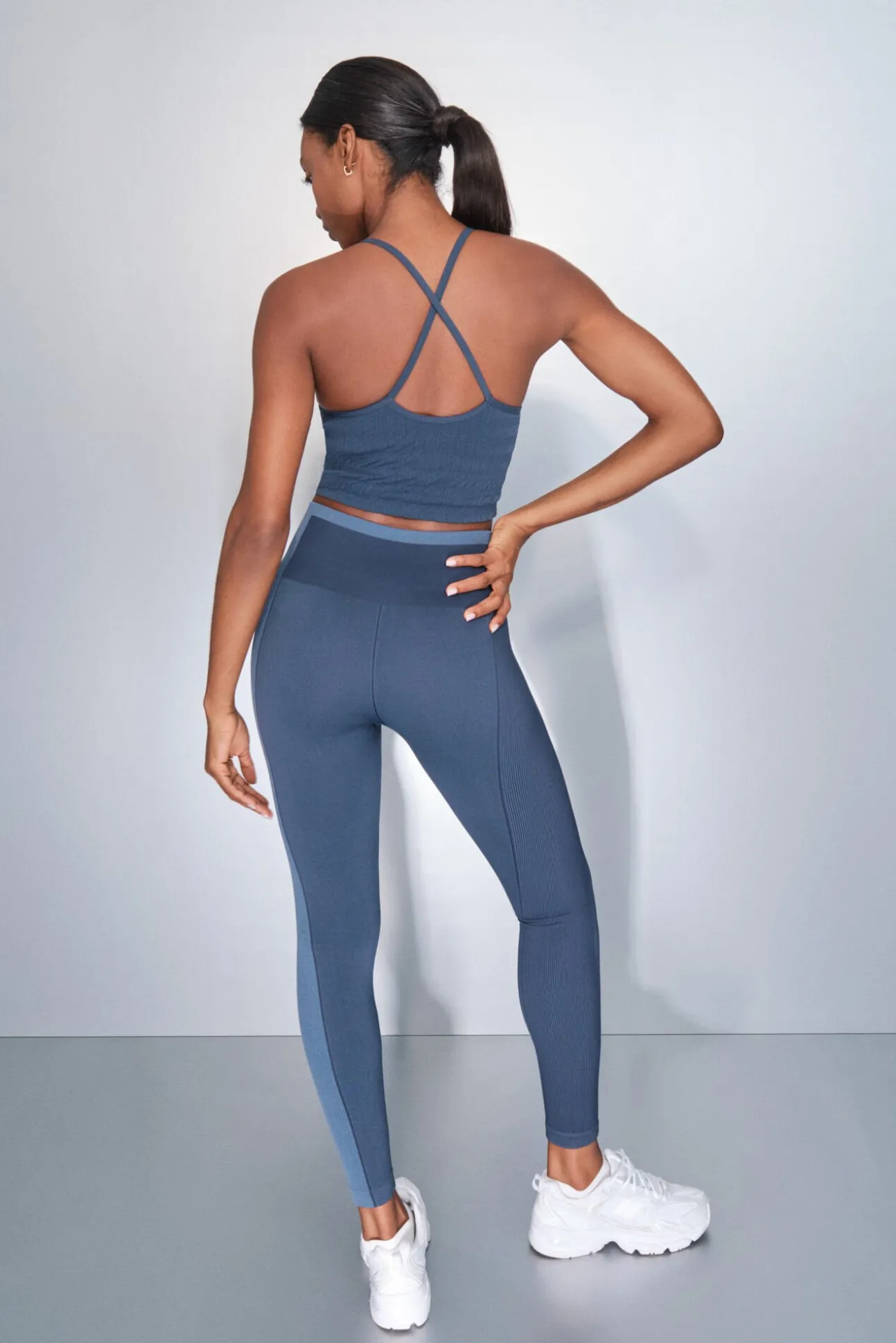 Leggings largos SEAMLESS COMFORT azul