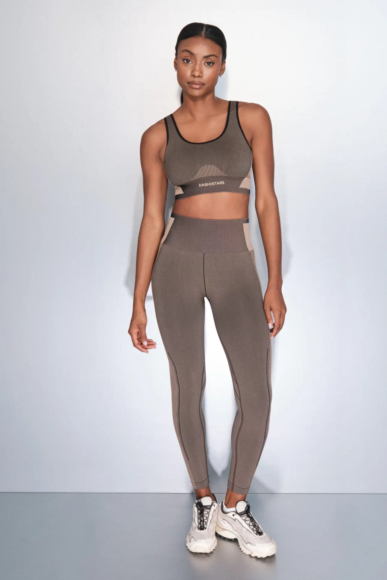 Leggings largos SEAMLESS COMFORT marrón