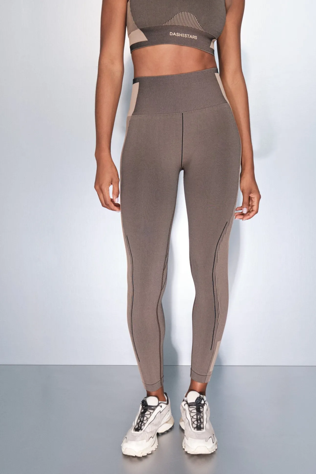 Leggings largos SEAMLESS COMFORT marrón