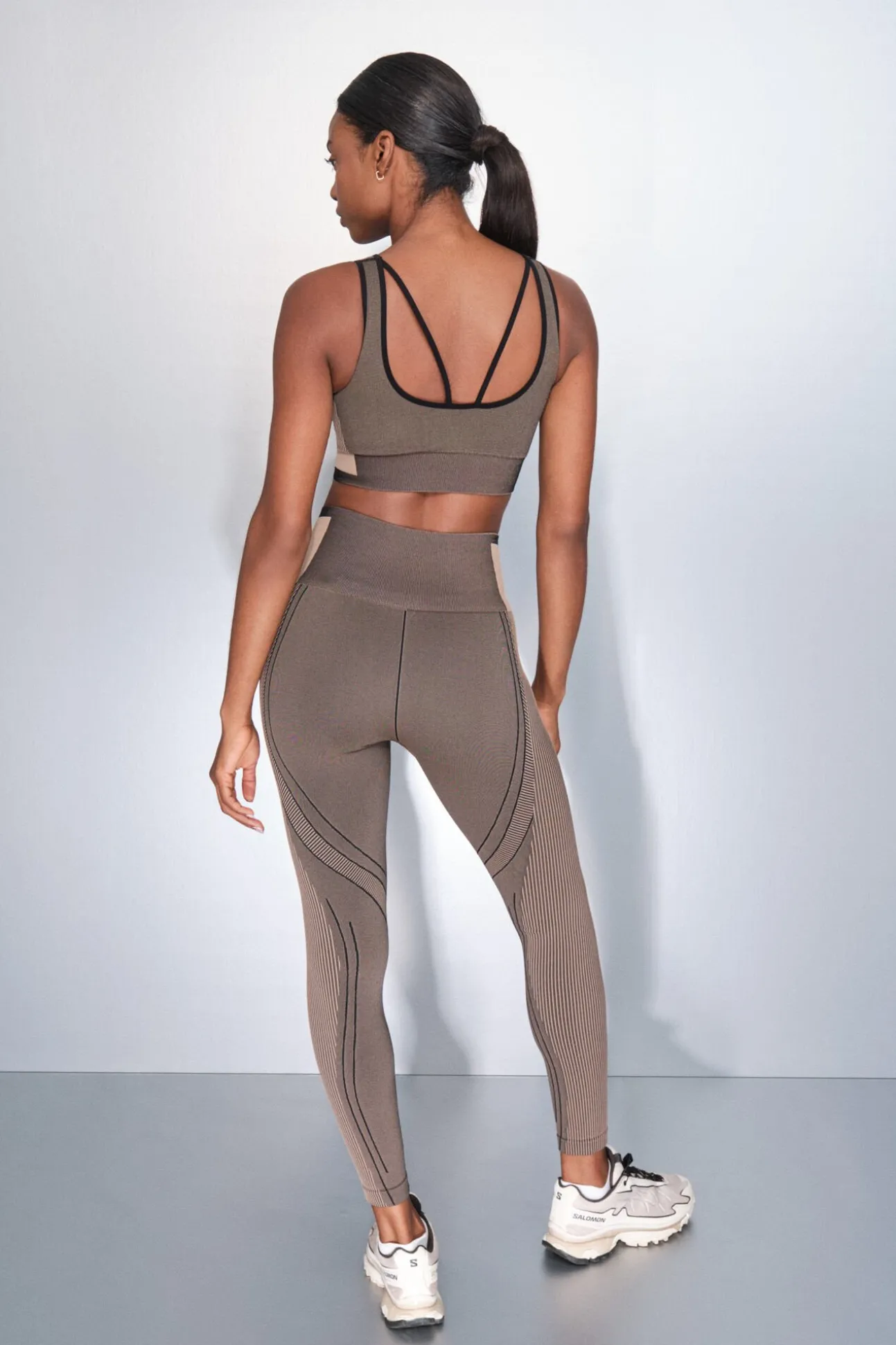 Leggings largos SEAMLESS COMFORT marrón