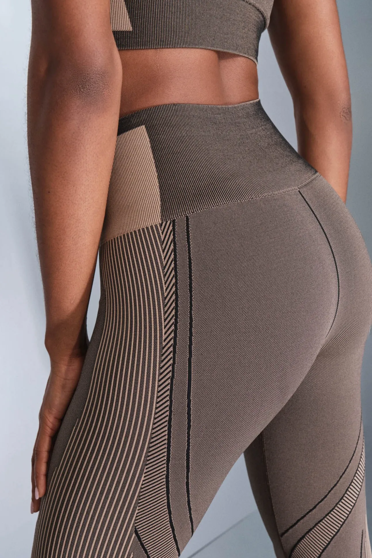 Leggings largos SEAMLESS COMFORT marrón