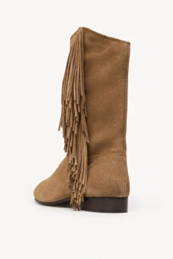 Lola. Botas serraje flecos