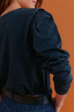 Maialen. Camiseta efecto lavado