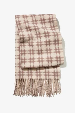 Manta bufanda a cuadros