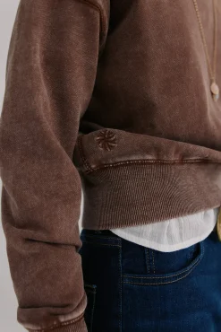 Manuela. Sudadera efecto lavado