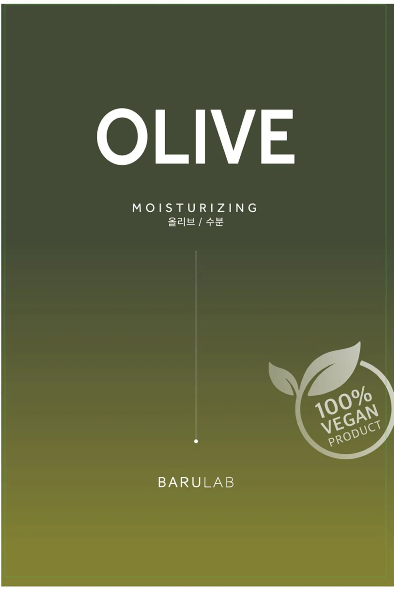 Mascarilla de tejido con extracto de oliva