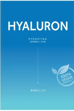 Mascarilla de tejido con ácido hialurónico