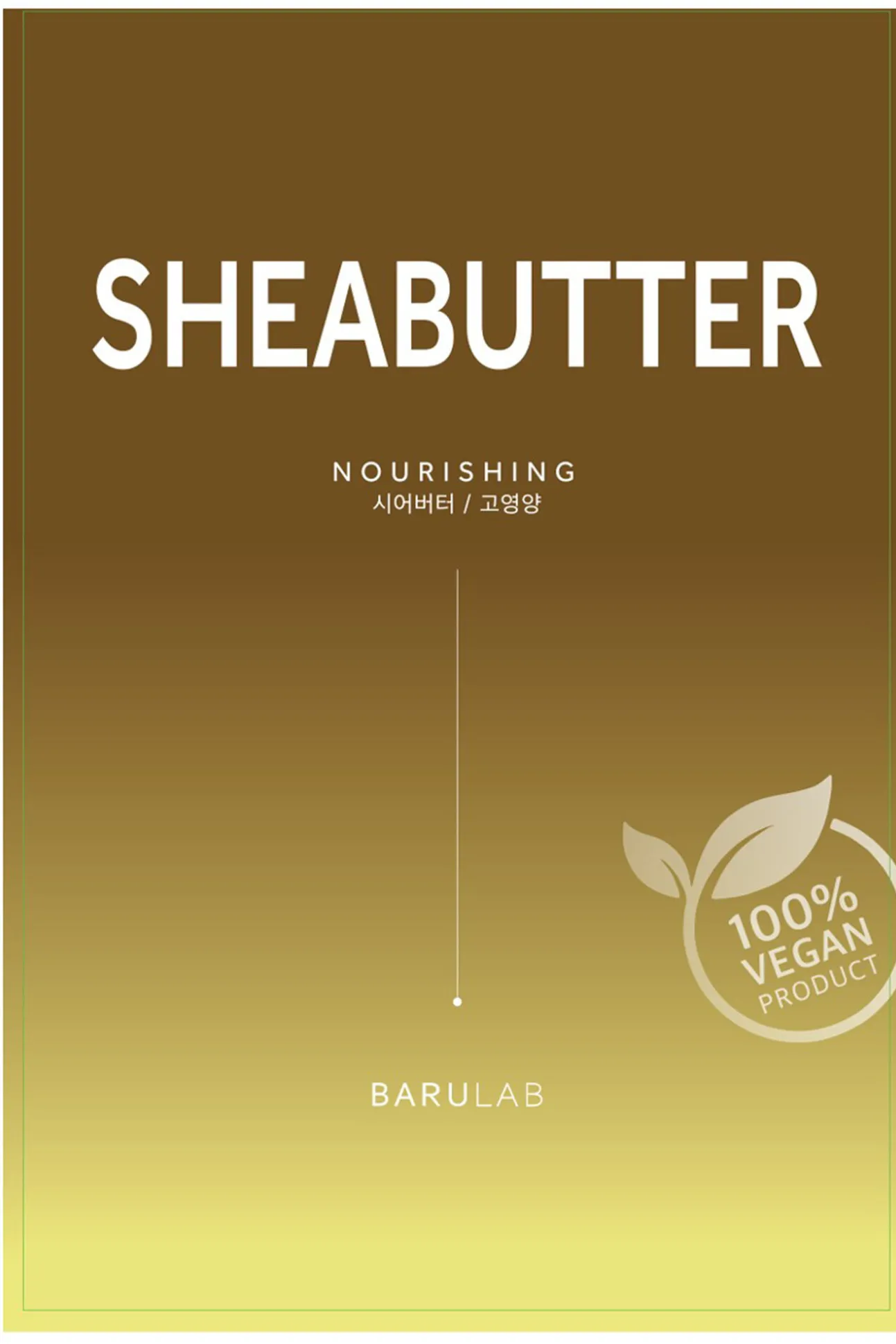 Mascarilla de tejido vegana para nutrir e hidratar