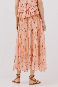 Maxi falda con vuelo