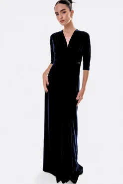 Maxi vestido con nudo