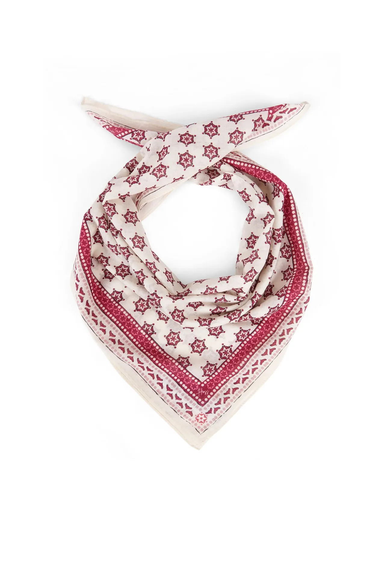 Miranda. Fular bandana estampada