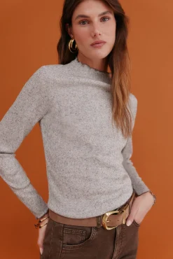 Miren. Camiseta con cuello subido