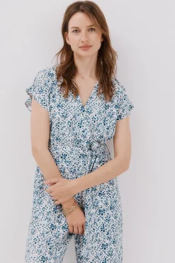 Mono cruzado estampado