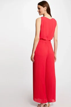 Mono largo holgado con pernera plisada