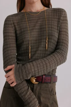 Nadine. Top estampado a rayas