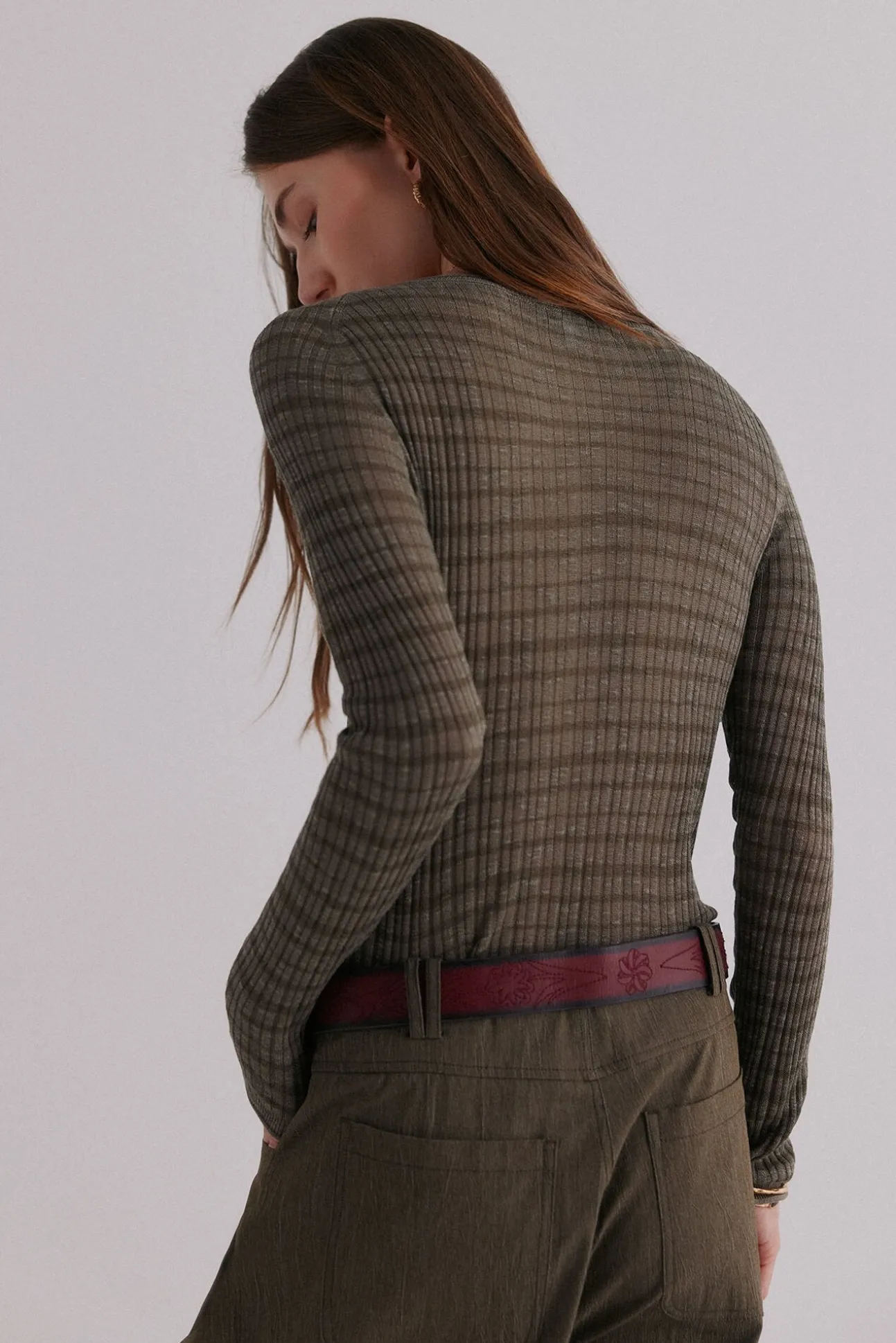 Nadine. Top estampado a rayas