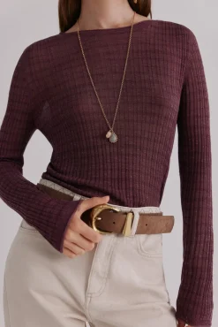 Nadine. Top estampado a rayas