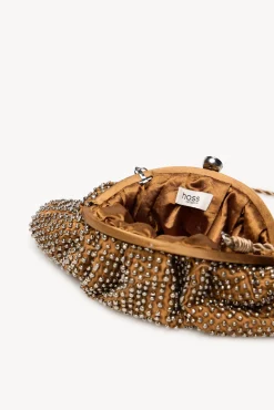 Nelsa. Bolso clutch abalorios